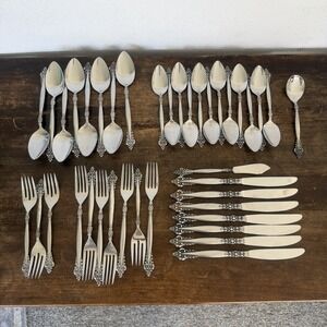 Vintage Stanley Roberts SRB-139 Flatware Lot Stainless Japan 39 Pieces MCM